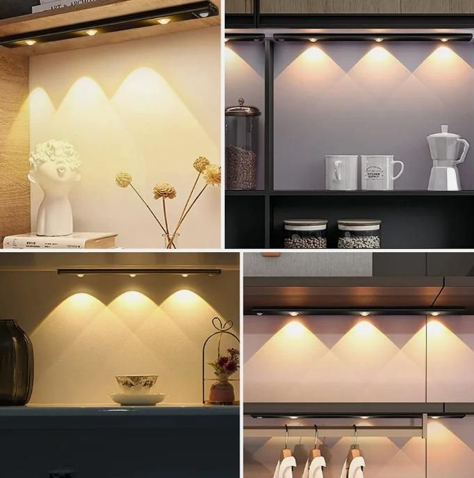 LED PIR Motion Sensor Cabinet Light – USB Rechargeable & Easy to Install